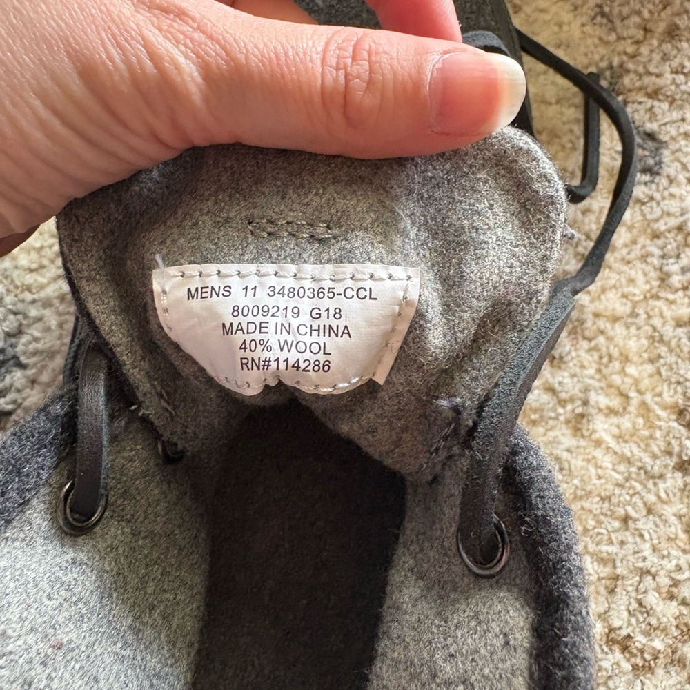 Frye Men’s High Top Wool Sneakers - Picture 6 of 7